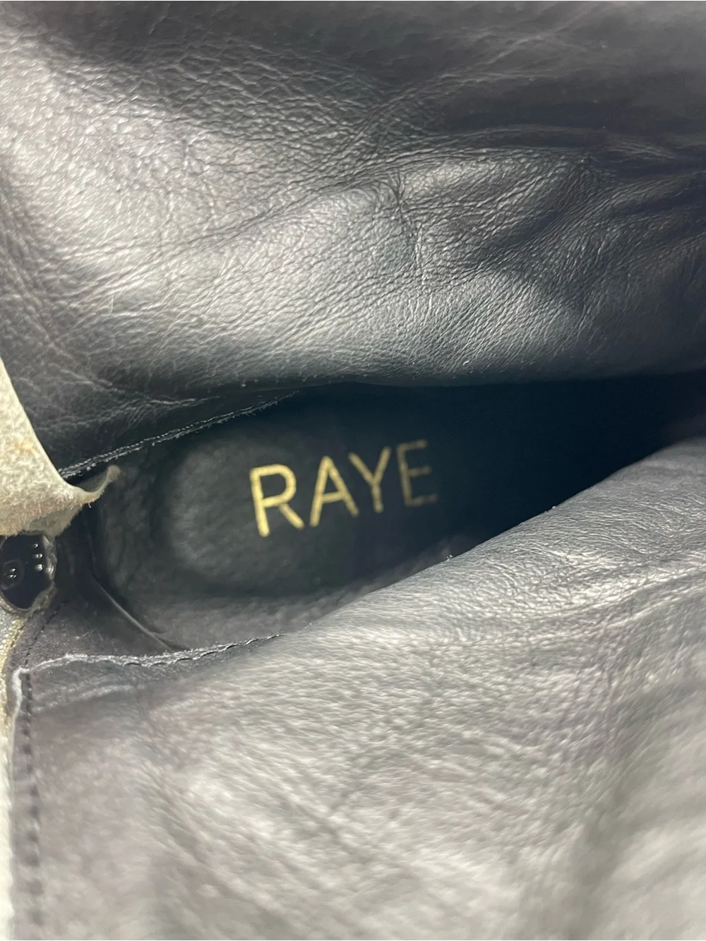 RAYE Olive Suede Ankle Booties with Block Heel